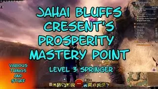 Guild Wars 2 Jahai Bluffs Cresent's Prosperity Mastery Point Level 3 Springer