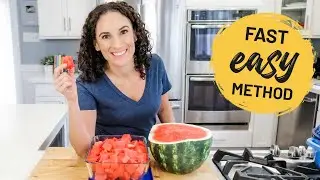 How to Cut a Watermelon into Cubes | Safe Method for Beginners