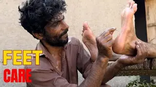 ASMR || BEST FEET CARE MASSAGE BY SAJJU MASTER | INSOMNIA MASSAGE | SOFT AND RELAXING |