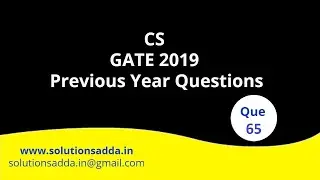 GATE 2019 | ALGORITHMS | MST | SOLUTIONS ADDA | CS TEST SERIES | PYQS | EXPLAINED BY POOJA