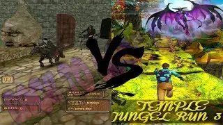 Temple Horse Run 3D vs Temple Jungle Run 3D Gameplay For All Kids And Babies