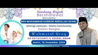 Live Shollu Community Sendang Dajah Bersholawat Bersama Rkh Mohammad Karror Abdullah Schal