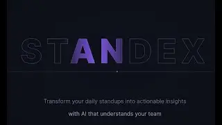Introducing Standex - AI project management tool built at the Cursor Alexandria Hackathon