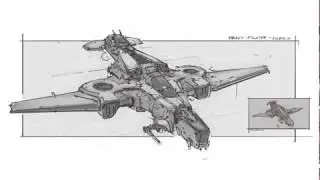 Spaceship Sketch Cleanup