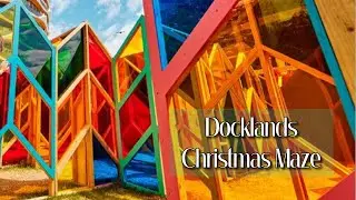 Docklands Christmas Maze | Melbourne, Australia #travel #travelvlog #christmas #melbourne #australia