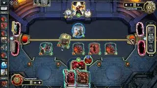 Playing  Gods Unchained With War Deck FREE TO PLAY AND EARN DAILY REWARD $GODS TOKEN 15th Game