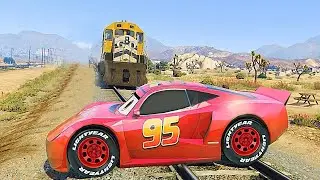 How To Destroy Mcqueen / GTA 5 Cars Mods