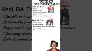 Type of [Blue Archive] Fans 😭💢 #BlueArchive