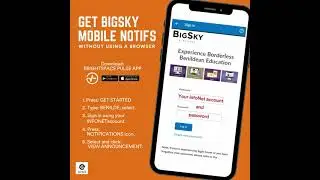 Get BigSky Notifications via the Brightspace Pulse app