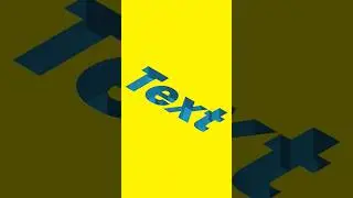 how to create 3d text effect in illustrator || 3d text effect - #illustrator #3d