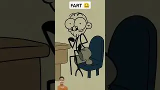 Never Trust On Fart 🙃#animation #cartoon #drawing #funny #shorts #viral