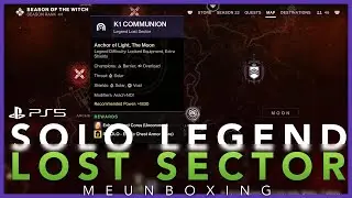 Solo LEGEND Lost Sector K1 Communion Warlock  #destiny2 #season22 #chestday
