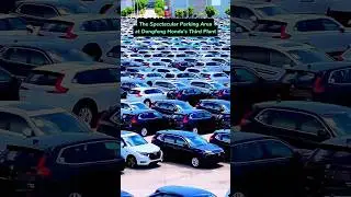 🚗🔥 The Spectacular Car Parking Area! #car #madeinchina #smartfactory