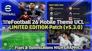 REVIEW OF THE LATEST PATCH V5.3.0 by PESMOBILEYT🔥 eFootball 2026! More Realistic Appearance