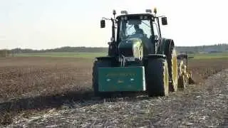 Nowy nabytek Oraz siew pszenicy 2014 John deere 7530 Premium&StalTech plower & Pronar 1025 &MTZ 82
