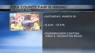 Pima County Fair is hiring 200 for the 11-day event next month