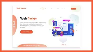 Landing page design with adobe xd | Landing page design | Adobe XD Landing Page Design Tutorial