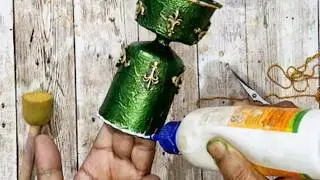 DIY Antique Mini Planter | Creative Ways To ♻️ Recycle Plastic Cups | Best Out of Waste Craft Ideas