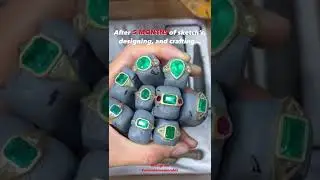 Making Custom emerald ring Jewelry for Men and women gifts