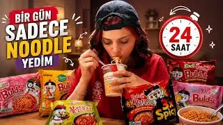 I ATE ONLY NOODLES FOR 24 HOURS! 🍜 | MY STOMACH 🤢