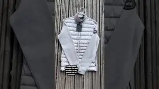 Canada goose hybridge knit grey silver available now #canadagoose #designer #jackets #viral