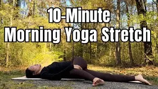 YogaFit – 10-минутная утренняя йога в медленном темпе для всего тела, пробуждение и растяжка