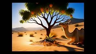 Camel save the mango tree from dying #camel #tree #save