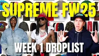 LIVE - Supreme Week 1 FW25 Droplist