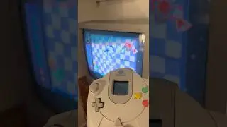 This is the Sega Dreamcast (On a CRT) #retrogaming