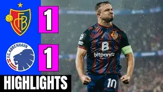 FC Basel vs Copenhagen 1-1 Goals & Highlights | Jonas Adjetey Red Card | UCL 2025-26 Qualifiers 