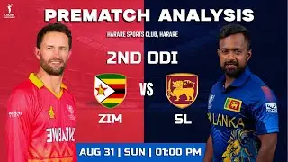 Zimbabwe vs Sri Lanka 2nd ODI Match PREVIEW | ZIM vs SL Playing 11, Pitch Report