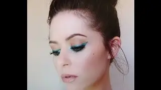 Teal Liner Cat Eye