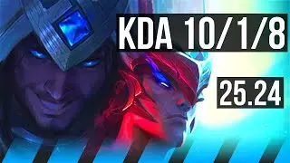 SYLAS vs YONE (MID) | 10/1/8 | EUW Master | 25.24