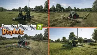Krone Big-M in der Heu Ernte. Ackergras extrem ertragreich in Diepholz ! #landwirtschaftssimulator25