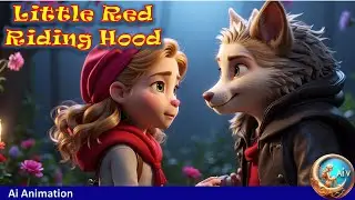 Enchanting Adventures Little Red Riding Hood's Forest Quest | Ai Cartoon Animation