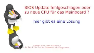 Mainboard BIOS Reparatur mit dem Raspberry Pi oder &auml;hnlichem Einplatinenrechner.