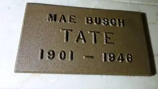 Actress Mae Busch Grave/Niche Chapel of the Pines Los Angeles California USA May 2, 2023