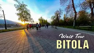Spring WALK TOUR around Park in BITOLA, Macedonia (2023)【4K】| Прошетка низ Битола, Македонија 🇲🇰