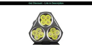 Review  Manker MK34 LED Flashlight 8000 Lumen 12x Cree XPG3 / 6500LM 12x Nichia 219C LED + 3x High