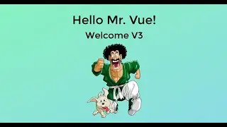 Hello Mr. V3! Welcome V3 - AngularSP + VueJS SP Meetup 26/11/2020