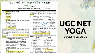 ugc net yoga q 64  82 previous year qutions answer