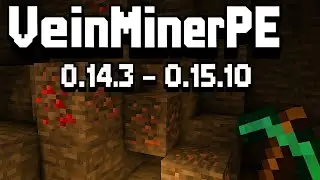 PLUGIN VeinMinerPE - Efficiency Tool + VeinMinerPE = INSANE Mining Speed FOR SERVER 0.14.3 - 0.15.10
