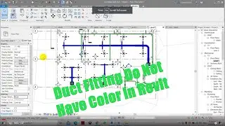 Duct Fitting Do Not Have Color in Revit