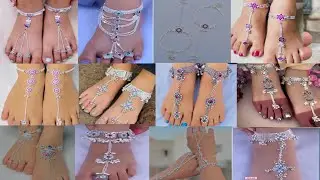Bichhiya anklets design .  Silver anklets with bichhiya . New stylish dulhan payal design