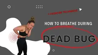 HOW TO..breathe during exercise??? | DEAD BUG | Controlled Breathing Workout  #fitness #howto