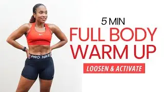 5 Min Warm Up Exercises Before Workout | Boost Energy & Loosen Tightness