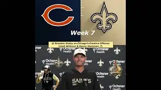 ⚜️ Brandon Staley on Chicago&rsquo;s Creative Offense, Caleb Williams & Danny Stutsman 💪#whodat #nola