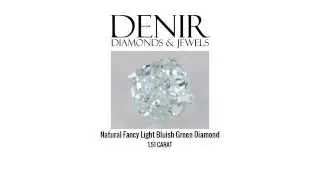 1.51 Carat - Natural Fancy Light Bluish Green Diamond