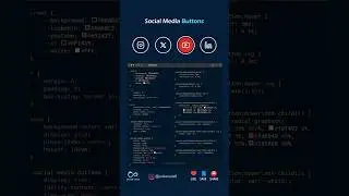 Social Media Buttons with #html and #css #cssanimation #js #frontend #webdev
