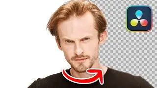 Как удалить белый фон в DaVinci Resolve